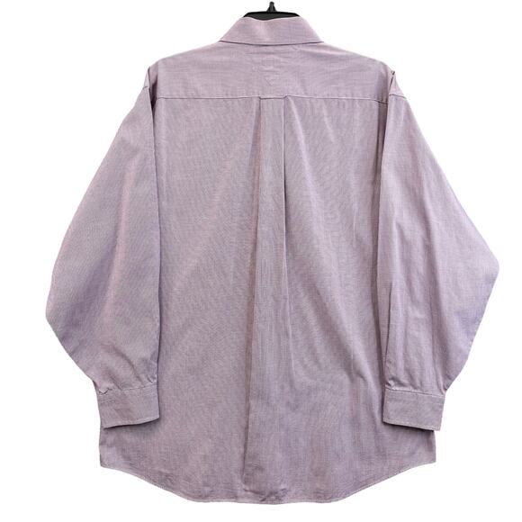 Tommy Hilfiger Men's Dress Shirt Size 15.5  32-33 Vintage Button Down Purple - Picture 2 of 9